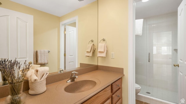 1257 W Bateman Ponds Way S, West Jordan, UT 84084 - bathroom featuring a stall shower and vanity