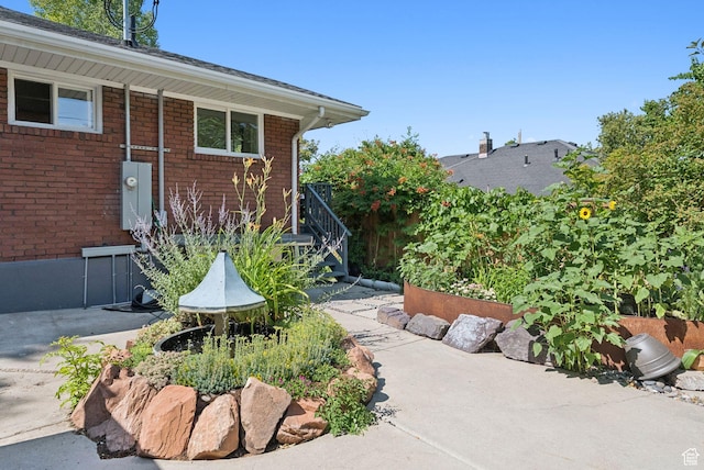 1527 E Emerson Ave S, Salt Lake City, UT 84105 - view of patio / terrace featuring stairway