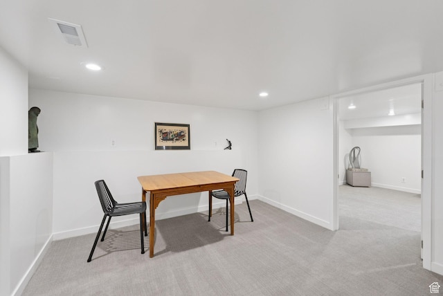 1527 E Emerson Ave S, Salt Lake City, UT 84105 - office area featuring carpet flooring and recessed lighting