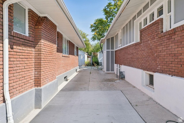 1527 E Emerson Ave S, Salt Lake City, UT 84105 - view of home's exterior with brick siding and a patio