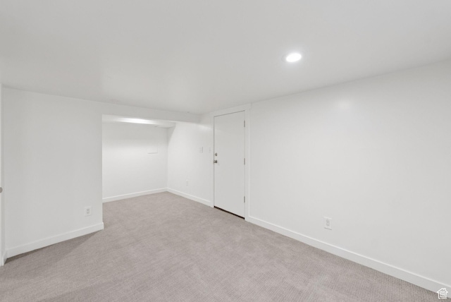 1527 E Emerson Ave S, Salt Lake City, UT 84105 - finished below grade area with carpet floors and recessed lighting