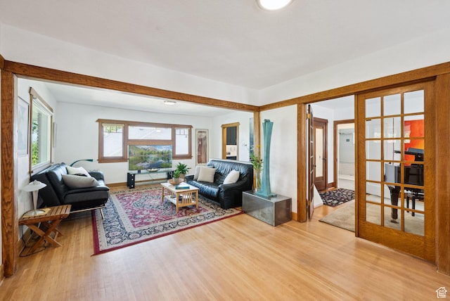 1527 E Emerson Ave S, Salt Lake City, UT 84105 - living area with wood finished floors