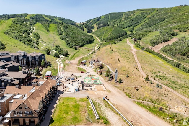 1415 Lowell Ave Unit 160, Park City, UT 84060 - aerial view of property's location featuring a mountainous background