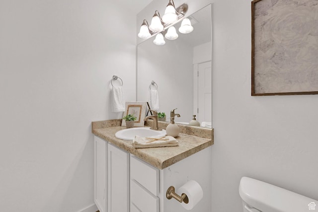 258 W 710 N, Centerville, UT 84014 - bathroom featuring vanity and a chandelier