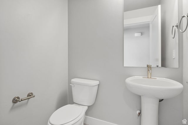 1371 W Stewart Falls Dr, Riverton, UT 84065 - bathroom with toilet and baseboards