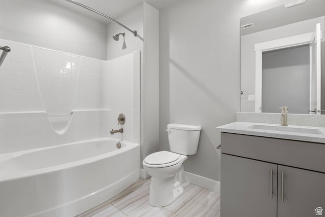 1371 W Stewart Falls Dr, Riverton, UT 84065 - bathroom featuring shower / bath combination and vanity