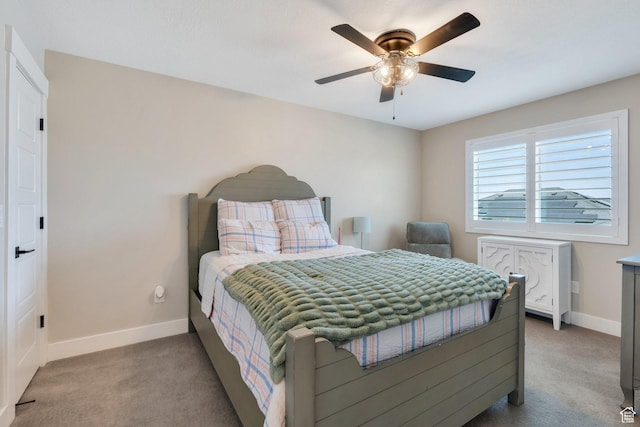 6462 W Shawnee Marie Way, Herriman, UT 84096 - bedroom with carpet floors and ceiling fan