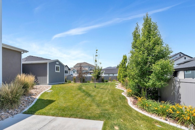 6462 W Shawnee Marie Way, Herriman, UT 84096 - view of yard with a residential view and an outdoor structure