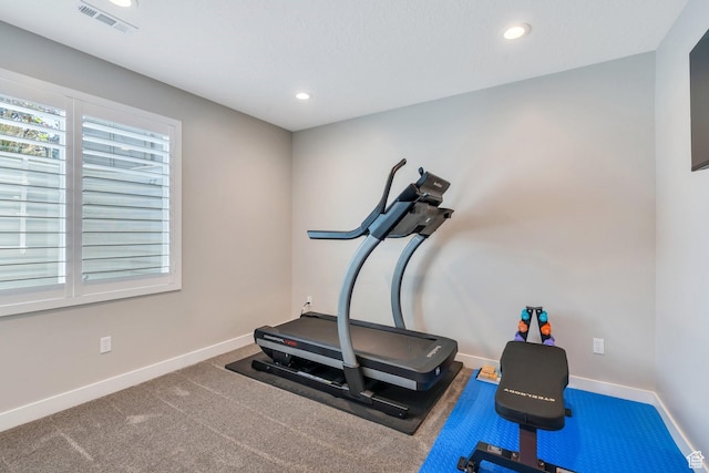 6462 W Shawnee Marie Way, Herriman, UT 84096 - exercise room featuring baseboards and recessed lighting