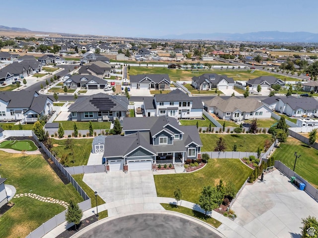 6462 W Shawnee Marie Way, Herriman, UT 84096 - aerial view of residential area with a mountain backdrop