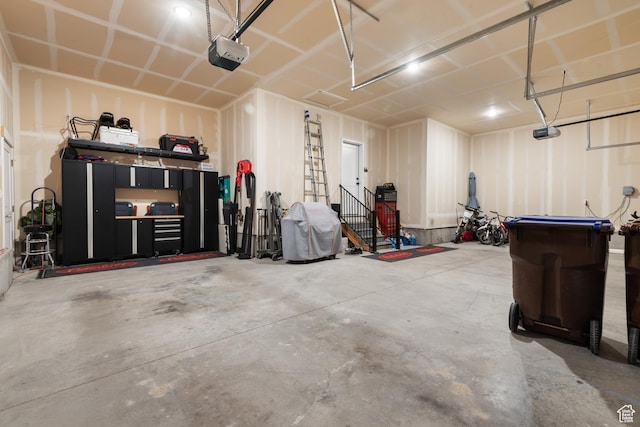 5057 N Foxtail W, Eagle Mountain, UT 84005 - garage featuring a garage door opener