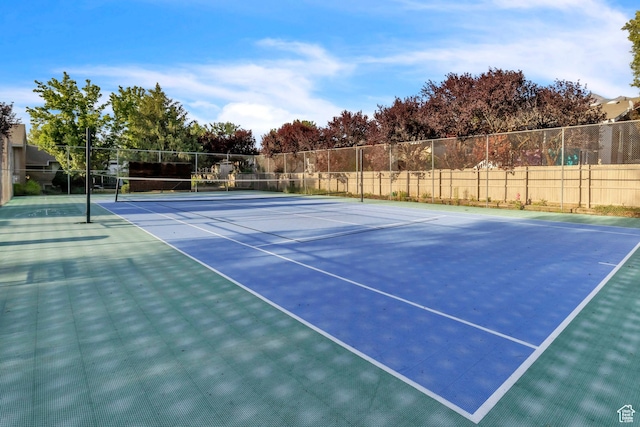1876 E Casino Way S, Murray, UT 84121 - view of tennis court with community basketball court