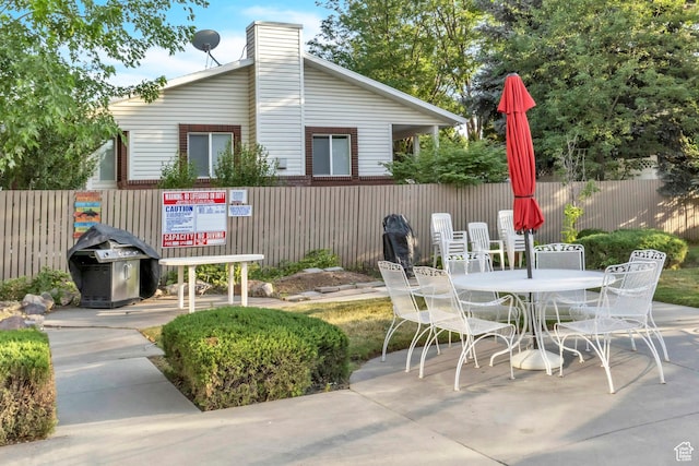 1876 E Casino Way S, Murray, UT 84121 - view of patio / terrace with outdoor dining area