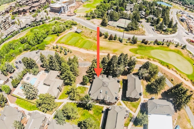 2100 Canyons Resort Dr Unit 21C, Park City, UT 84098 - aerial perspective of suburban area featuring a golf club