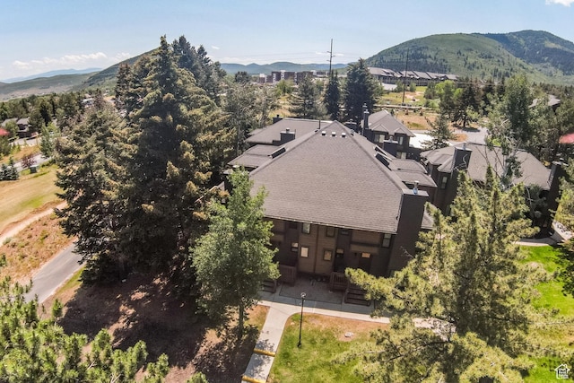2100 Canyons Resort Dr Unit 21C, Park City, UT 84098 - aerial view of property and surrounding area featuring a mountain backdrop