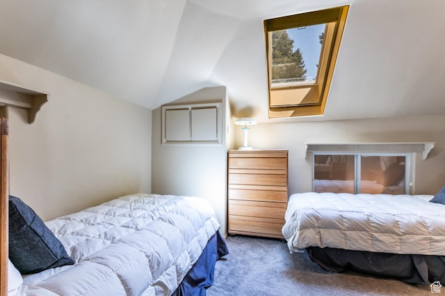 2100 Canyons Resort Dr Unit 21C, Park City, UT 84098 - bedroom with carpet flooring and vaulted ceiling
