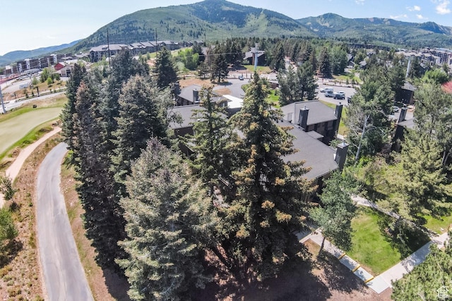 2100 Canyons Resort Dr Unit 21C, Park City, UT 84098 - drone / aerial view of a mountain backdrop