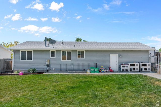 5370 W Cadenza Dr S, West Jordan, UT 84081 - back of property with a patio area