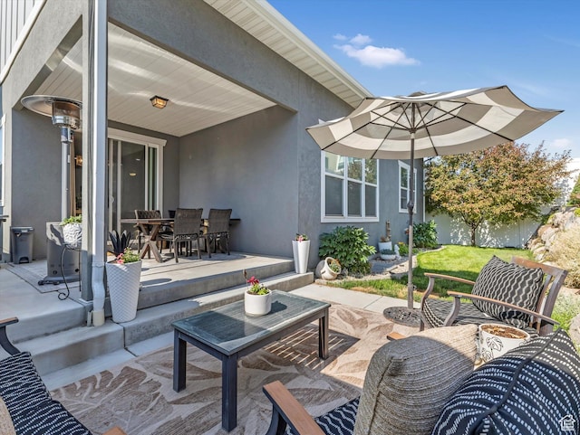 6612 W Terrace Wash Ln S Unit 119, West Jordan, UT 84081 - view of patio featuring outdoor dining area