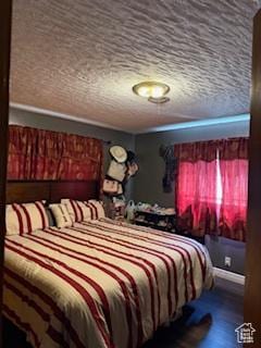 3035 Brinker Ave, Ogden, UT 84403 - bedroom with a textured ceiling
