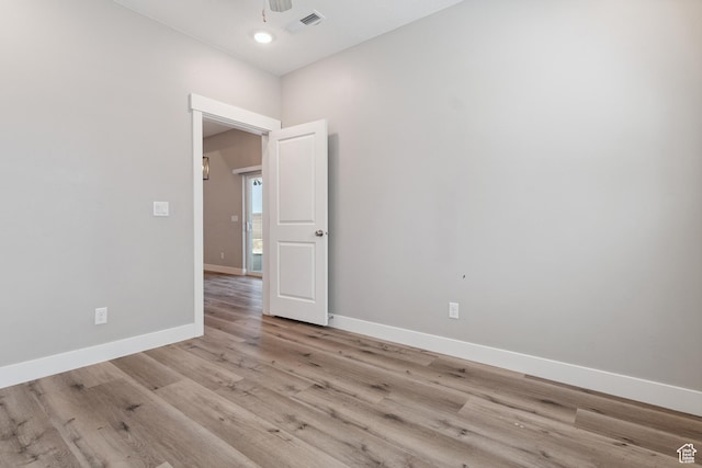 1213 E Marlowe Way, Washington, UT 84780 - empty room with light wood-type flooring and ceiling fan