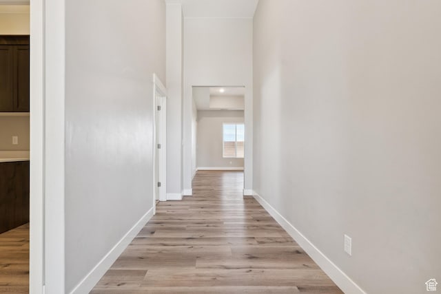 1213 E Marlowe Way, Washington, UT 84780 - hallway with light wood-style floors and baseboards