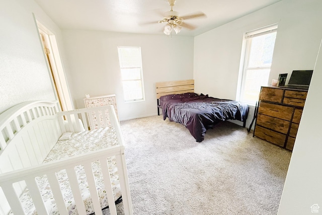311 W Center St, Springville, UT 84663 - bedroom with carpet floors and ceiling fan