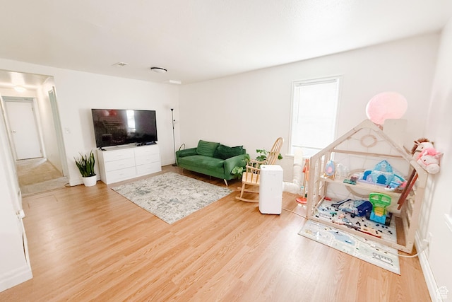 311 W Center St, Springville, UT 84663 - living room with wood finished floors and baseboards