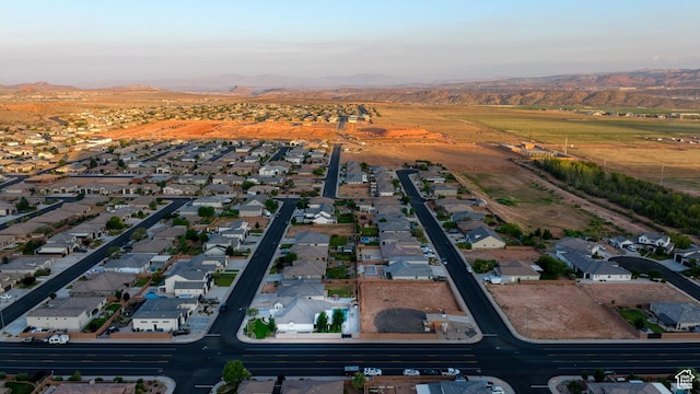 3410 W 2490 S, Hurricane, UT 84737 - aerial perspective of suburban area with a mountainous background