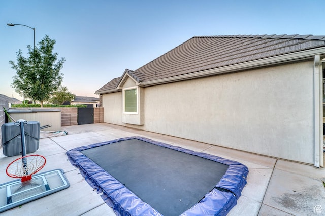 3410 W 2490 S, Hurricane, UT 84737 - pool at dusk with a patio area