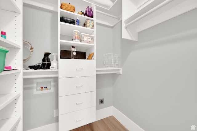 468 N E St, Salt Lake City, UT 84103 - walk in closet with wood finished floors