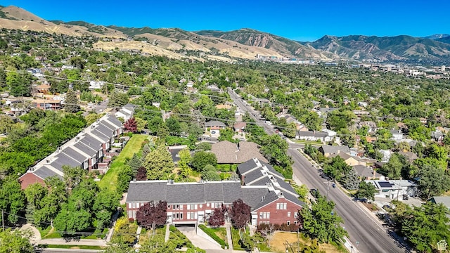 468 N E St, Salt Lake City, UT 84103 - aerial perspective of suburban area with mountains