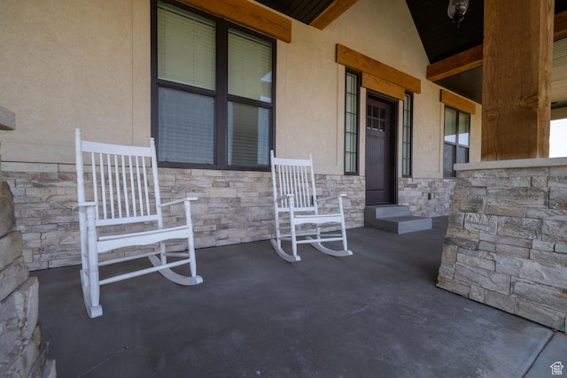 10371 N 400 W, Roosevelt, UT 84066 - view of covered porch