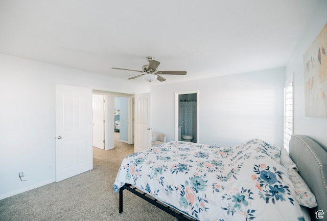 9961 N 4680 W, Cedar Hills, UT 84062 - bedroom with light carpet and ceiling fan