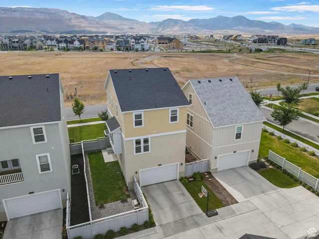 11393 S Prosperity Rd W, South Jordan, UT 84009 - aerial perspective of suburban area featuring a mountainous background