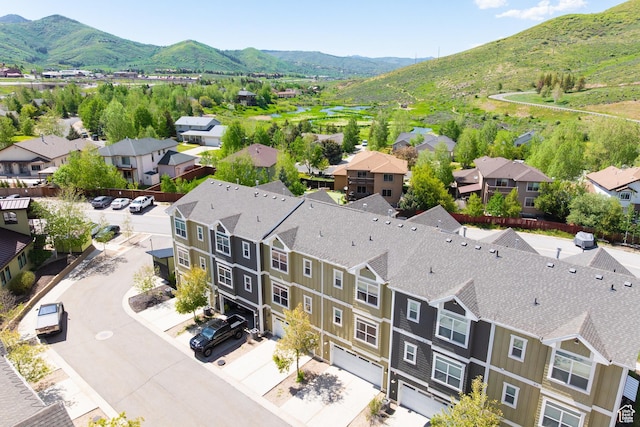1348 Fiddich Glen Ln, Park City, UT 84098 - aerial perspective of suburban area with a mountain backdrop