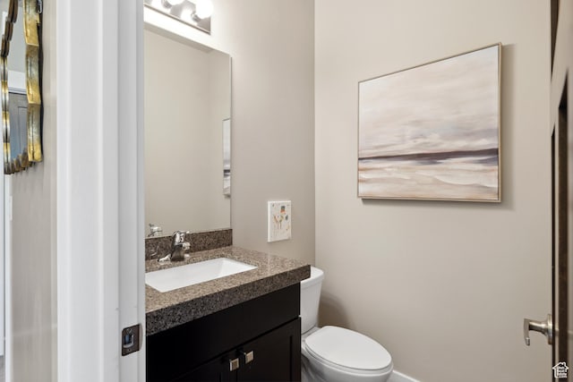 1348 Fiddich Glen Ln, Park City, UT 84098 - half bathroom featuring vanity and toilet