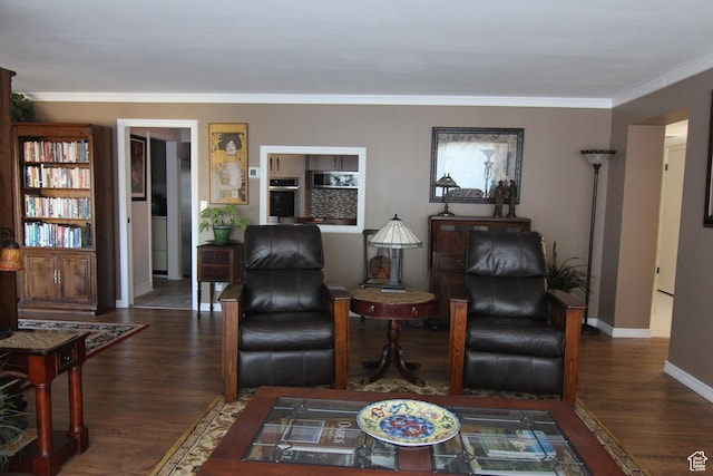 1785 29th Unit 301, Ogden, UT 84403 - living area with wood finished floors and crown molding
