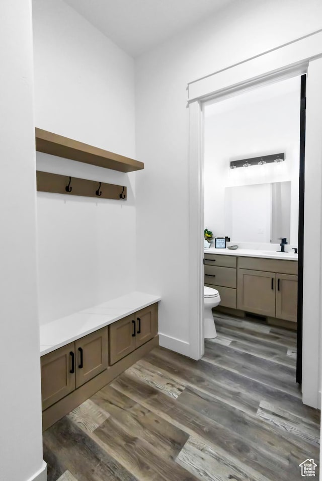 1952 N Sr 118, Monroe, UT 84754 - mudroom with wood finished floors