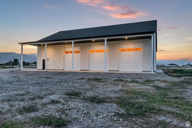 1952 N Sr 118, Monroe, UT 84754 - view of garage at dusk