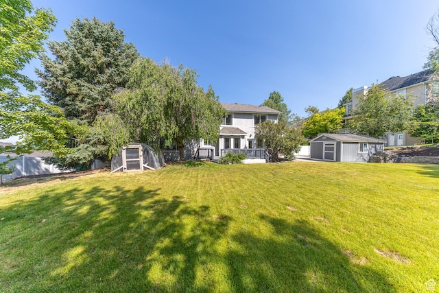 1320 E Canberra Dr, Lindon, UT 84042 - fenced backyard with exterior structure and a shed