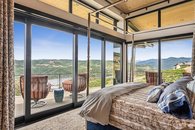 9156 N Sleeping Rock Cir, Kamas, UT 84036 - bedroom with a mountain view