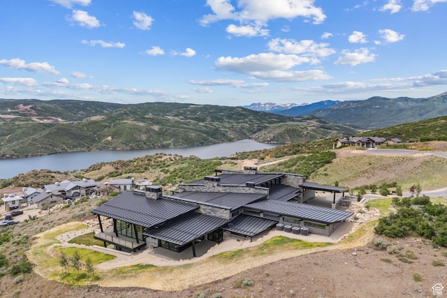 9156 N Sleeping Rock Cir, Kamas, UT 84036 - view of subject property with a water and mountain view