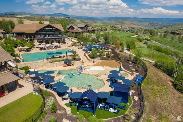 9156 N Sleeping Rock Cir, Kamas, UT 84036 - drone / aerial view of a mountain backdrop