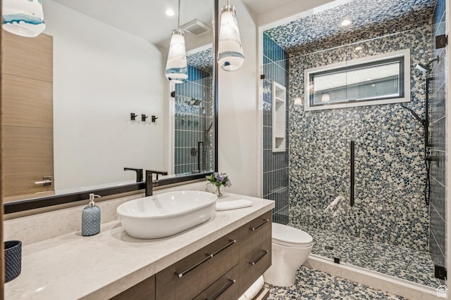 9156 N Sleeping Rock Cir, Kamas, UT 84036 - full bathroom featuring vanity and a shower stall