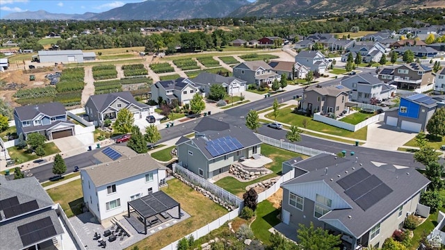 1592 E Maple Way S, Layton, UT 84040 - aerial view of residential area with a mountain backdrop