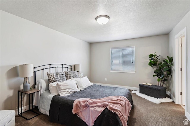 1592 E Maple Way S, Layton, UT 84040 - bedroom featuring dark carpet and a textured ceiling