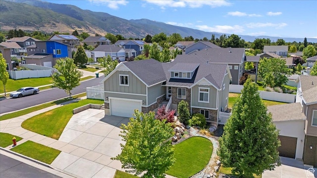 1592 E Maple Way S, Layton, UT 84040 - aerial view of residential area with a mountainous background