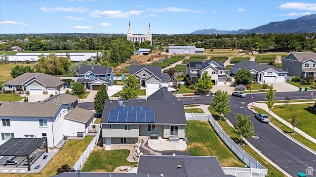 1592 E Maple Way S, Layton, UT 84040 - aerial perspective of suburban area featuring a mountainous background