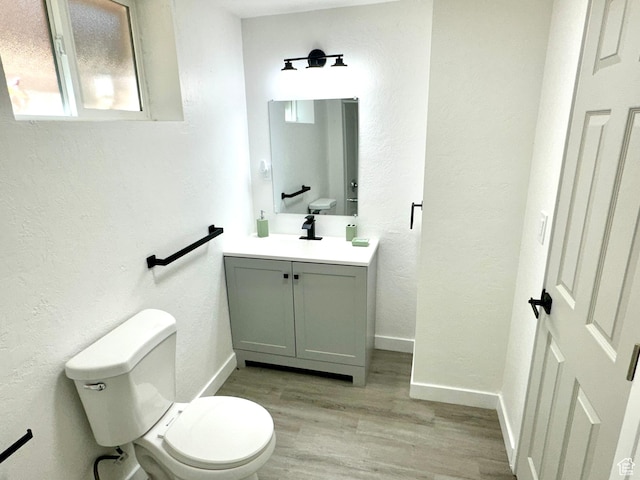 448 N 900 W, Salt Lake City, UT 84116 - bathroom featuring vanity, wood finished floors, and a textured wall